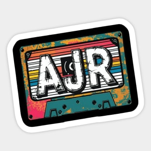 Ajr Cassette Disterssed Sticker